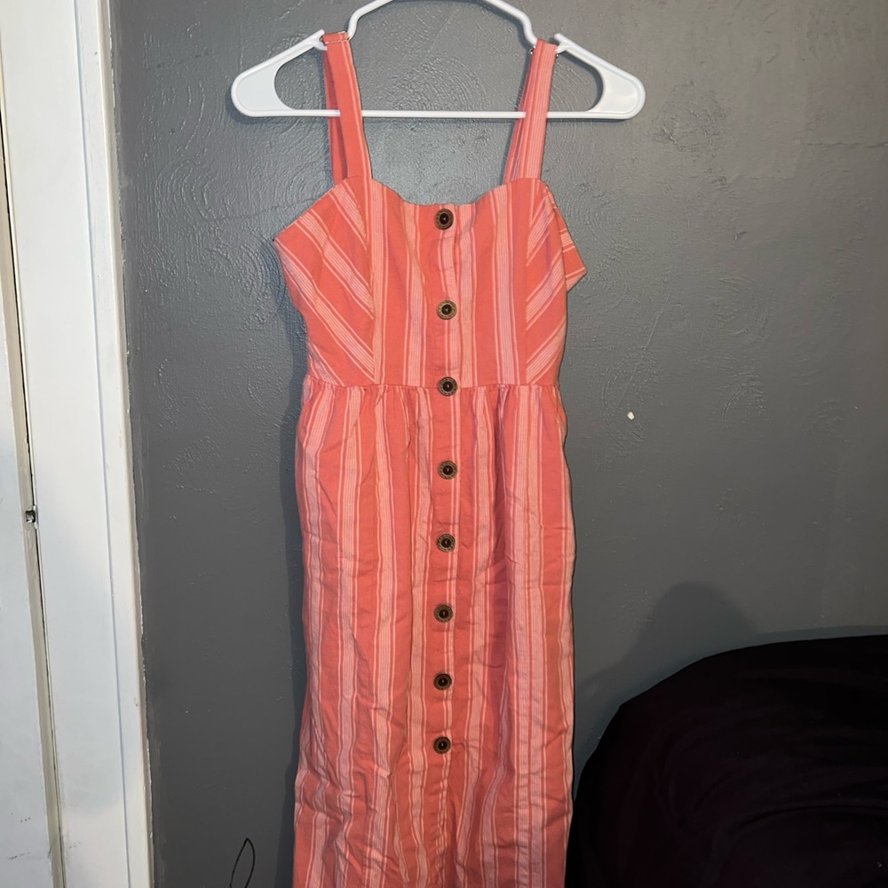 Red/orange long Forever 21 dress